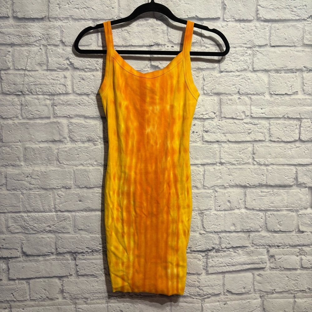 Cotton Citizen Verona Orange Mini Dress XS - Picture 3 of 11
